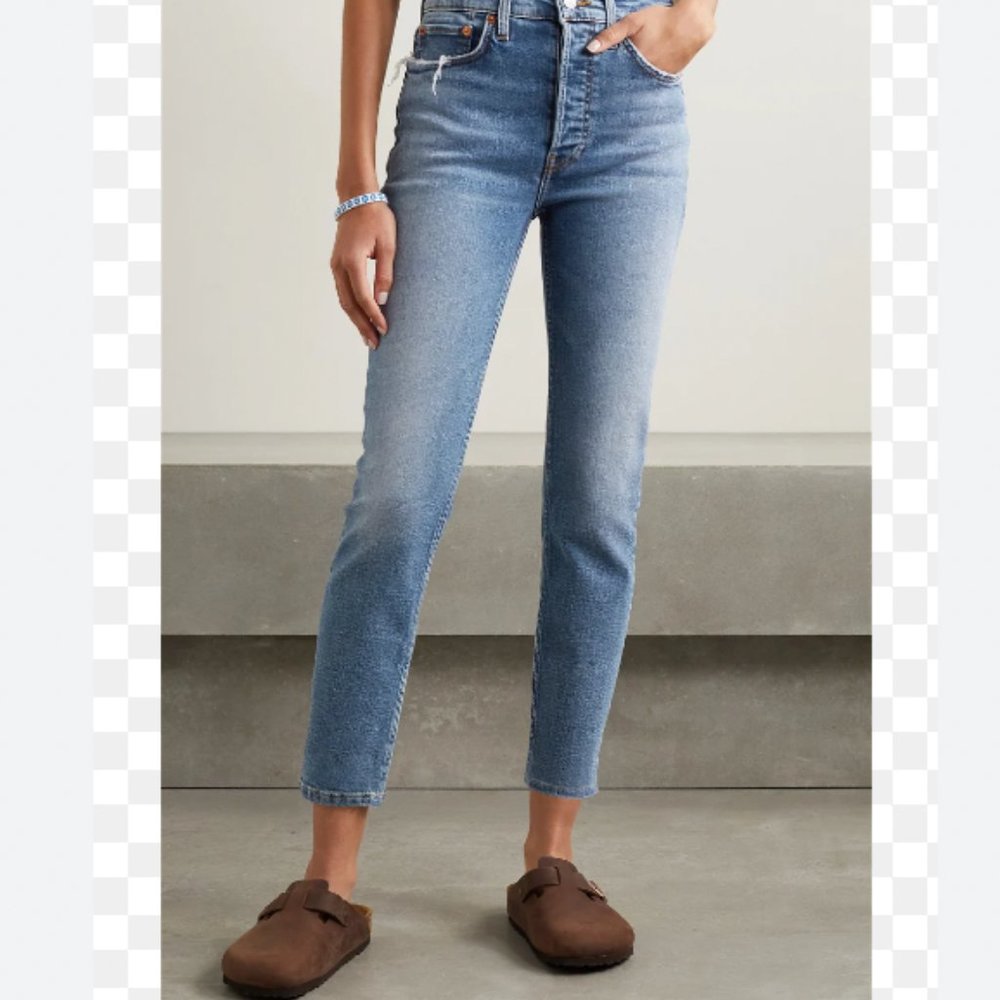RE/DONE High-rise Ankle (Slim/Straight)